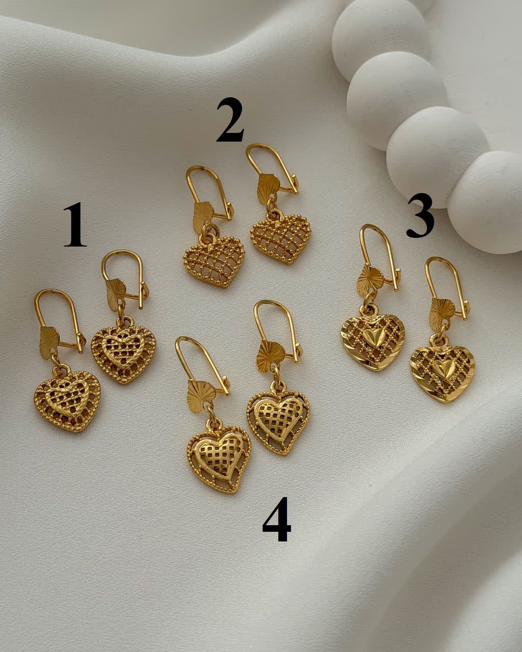 گوشواره سیتی گلد کد 3001 - خرید آنلاین از گالری آداس